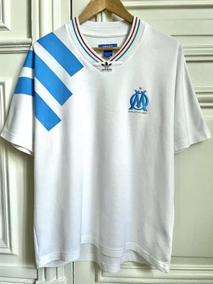 Maillot vintage Olympique Marseille OM 93 1993 anniv. 20 ans Adidas taille L - Photo 1/4