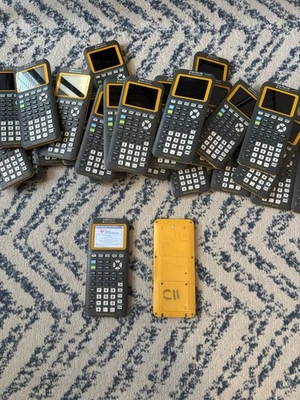 Texas Instruments TI-84 Plus CE Graphing Calculator Color Yellow School Edition - Image 1 of 3
