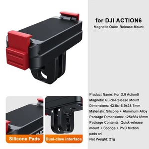 Magnetic Adapter Mount for dji osmo action6 Camera , Camera Stand Mount Adapter - Picture 1 of 6
