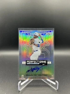 2016 Leaf Perfect Game MERVYL MJ MELENDEZ Metal AUTO RC Rookie - Picture 1 of 2