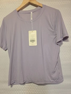 Fabletics Women’s Athletic Tee XXL Lavender Purple Short Sleeve Crew Neck NWT - Image 1 of 4