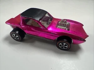 Interior Hot Wheels Redlines Hot Pink Python White 1968 vintage, hecho en EE. UU. - Imagen 1 de 8