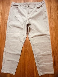 Pantalones de mezclilla Michael Kors (talla 18W) caqui 25” entrepierna 38” cintura (92/3) - Imagen 1 de 7
