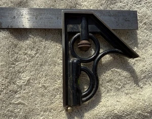 VINTAGE UNION TOOL CO. MACHINIST COMBO SQUARE - ORANGE, MASS USA - Picture 1 of 18