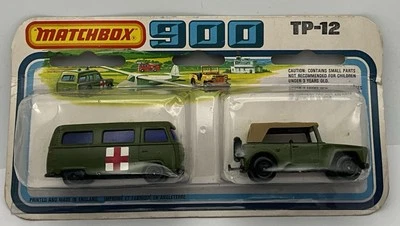 1977 Matchbox Lesney 900/Two Packs Police Patrol & Field Car TP-12 - Image 1 of 4