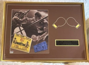 The MainEvent KenNorton Autographed Photo 24"X 18" &   Gloves framed PSA Cert. - Picture 1 of 7