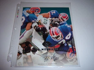 NATRONE MEANS JACKSONVILLE JAGUARS,1997 LEAF SIG.SERIES SIGNED 8X10 PHOTO - Picture 1 of 1