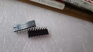 P51C64H-12 64K x 1-Bit Intel CMOS DRAM 120ns DRAM 41C64 4164 - Picture 1 of 3