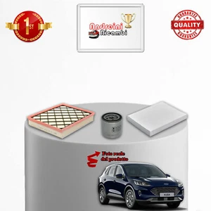 KIT TAGLIANDO 3 FILTRI FORD KUGA III 1.5 110KW 150CV DAL 2019 -> - Imagen 1 de 1