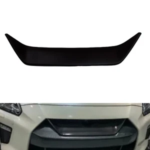 Matte Black Front Bumper Grille Mesh Trim Cover For Nissan GTR R35 2017-2019 - Picture 1 of 8