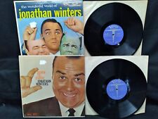 Jonathan Winters Down To Earth / Wonderful World Of Vinyl LP records lot- 2 1960
