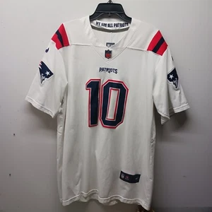 Nike NFL New England Patriots Mac Jones QB #10 Weiß Trikot L - Bild 1 von 6