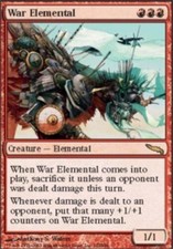 War Elemental ~ Moderately Played Mirrodin MTG Magic UltimateMTG Red Card