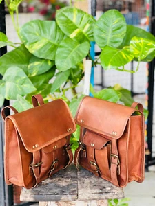 Genuine Goat Made By Expert Satchel Black motorcycle bag Surprise Gift - Picture 1 of 6
