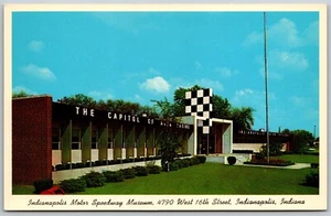Vtg Indiana IN Indianapolis Motor Speedway Museum 1960s View Postcard - Picture 1 of 2