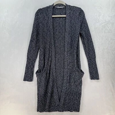 Cárdigan envolvente de fin de semana Athleta suéter plumero para mujer talla XS azul marino Foto 1 de 4