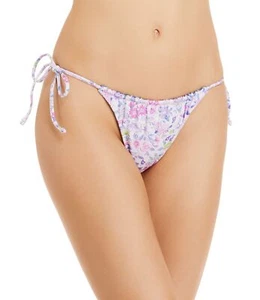 Hurley x LoveShackFancy Sunny Meadow Reversible Side Tie Bikini Bottoms - Picture 1 of 1