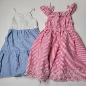 GIRLS BUNDLE - 2 PENELOPE MACK SUNDRESSES SUMMER CUTE SIZE 5 - Picture 1 of 11