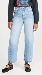 Mother the Half Pipe High Rise Ankle Wide Leg Jeans MSRP $258 - Picture 1 of 4