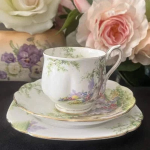 Royal Albert Greenwood Tree Tea Cup Trio - Picture 1 of 5