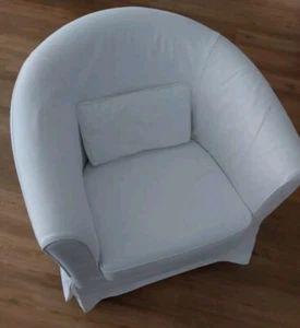 Ikea Sessel Tulsta**Neuwertig** Bezug weiß - Bild 1 von 5