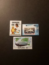 TIMBRE OCÉANIE VANUATU AVIONS NEUF ** LUXE MHN
