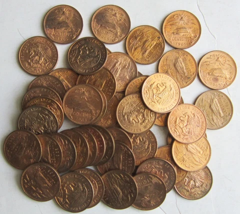 Lot of 1965 Twenty Centavos: Uncirculated, Twenty coins Cover