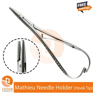 Dental Ortho Mathieu Needle Holder Hook Tip Forceps Elastic Ligature Pliers  - Picture 1 of 2