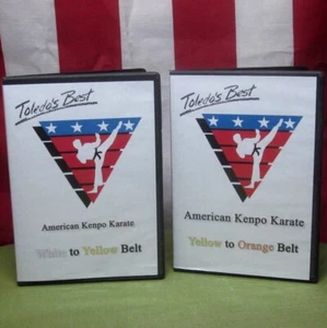 TOLEDO'S BEST American Kenpo Karate 2-DVD set White to Orange Belt instructional - Picture 1 of 2