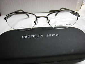 MARCOS DE GAFAS GEOOFFREY BEENE Estilo PULIDO en MARRÓN 51-18-138 con Estuche - Imagen 1 de 4