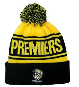 Richmond Tigers 2019 AFL Premiership Beanie - Picture 1 of 2