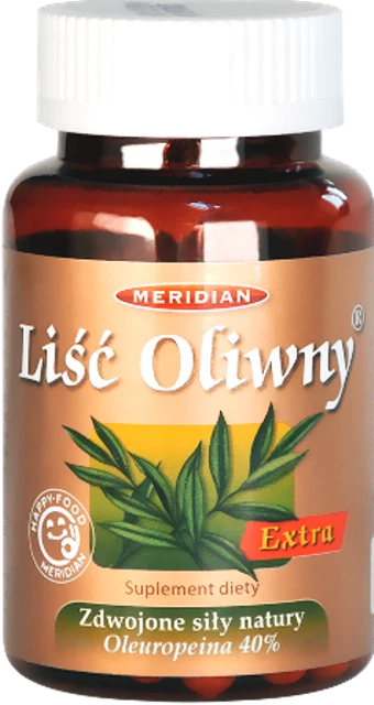 Olivenblatt - Extrakt 40% (Oleae Folium) Meridian 496 mg 60 Kapseln - Bild 1 von 1