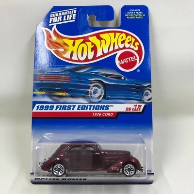 Mattel Hot Wheels 1999 First Editions 1936 Cord #649 (1/26) - Image 1 of 3