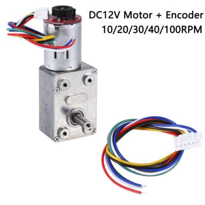 DC12V 100 U / min Getriebemotor mit großer Drehmomentdrehzahlreduzierung und - Bild 1 von 4