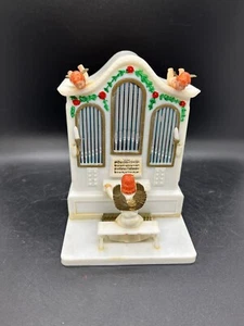 Vintage Angel Playing Piano Organ Music Box Cherubs Hong Kong Silent Night AS IS - Picture 1 of 6