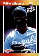 1989 Donruss -- Mint Willie Wilson Kansas City Royals #120