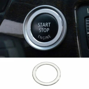 Fit For BMW 3-Series E90 2005 2006-2012 Silver One-Button Start Switch Ring Trim - Picture 1 of 5