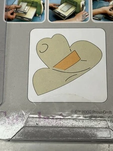 Cuttlebug 2 x 2" Die Cowboy Hat 37-1517 Provo Craft Cards Scrapbooking Giddee Up - Picture 1 of 5