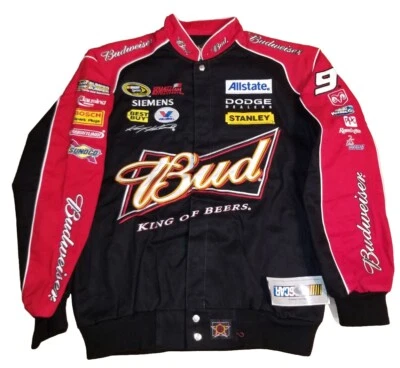 Nueva Chaqueta Deadstock Kasey Kahne JH Designs Nascar #9 Budweiser Nascar talla grande  Foto 1 de 4