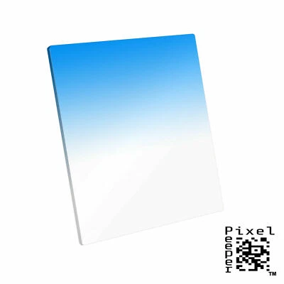 Pixel Peeper 100mm x 143mm Blue Soft Graduated 2 Stop Filter Lee Cokin compatibl - Image 1 of 4