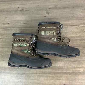Ranger Thermolite Insulated Winter Snow Camo Boots Waterproof Leather Duck Sz 9 - Picture 1 of 12