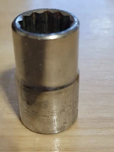 NICE USED HUSKY CT1218 9/16" 12 POINT 1/2" DRIVE SOCKET USA MADE GOOD CONDITION - Bild 1 von 6