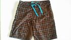 Micros Men's Boardshorts Size 34 Brown And Blue