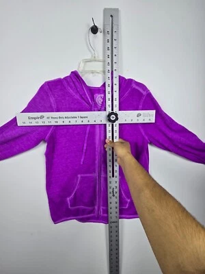 SO American Heritage Sudadera con Capucha Mujer Grande Púrpura Canguro Bolsillo Cordón Cremallera Foto 1 de 4