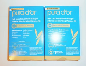 Pura d’or Intense Moisturizing Masque Kit Hair Loss Prevention Therapy (2 KITS) - Picture 1 of 3