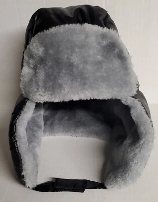 Sombrero trampero negro Swiss Tech para niños resistente al agua forro cálido ¡Nuevo! Foto 1 de 4