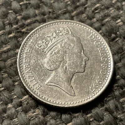 1997 Great Britain  UK  10 Pence Coin. Queen Elizabeth II. - Image 1 of 2