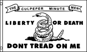 Don't Tread On Me Culpeper Minutemen 1775 Polyester 5'x3' Flag - Picture 1 of 3