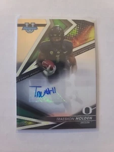 2022 Bowman Best University Autograph Traeshon Holden #BA-TH Auto Oregon Ducks - Picture 1 of 2