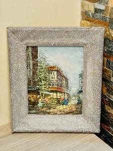 REAL ART IN CRYSTALS Antique painting - Painting by Margaret Hyatt Kressley - Picture 1 of 1